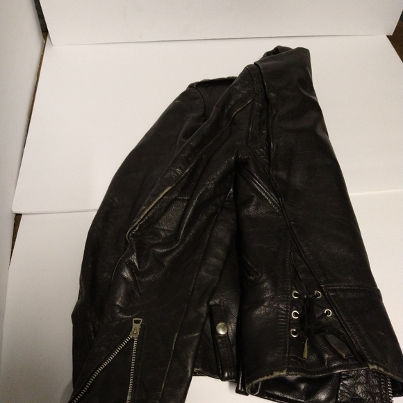 Vintage 60s Schott Bros Steerhide Handcut Perfecto Motorcycle Jacket 36 no belt - Picture 16 of 16